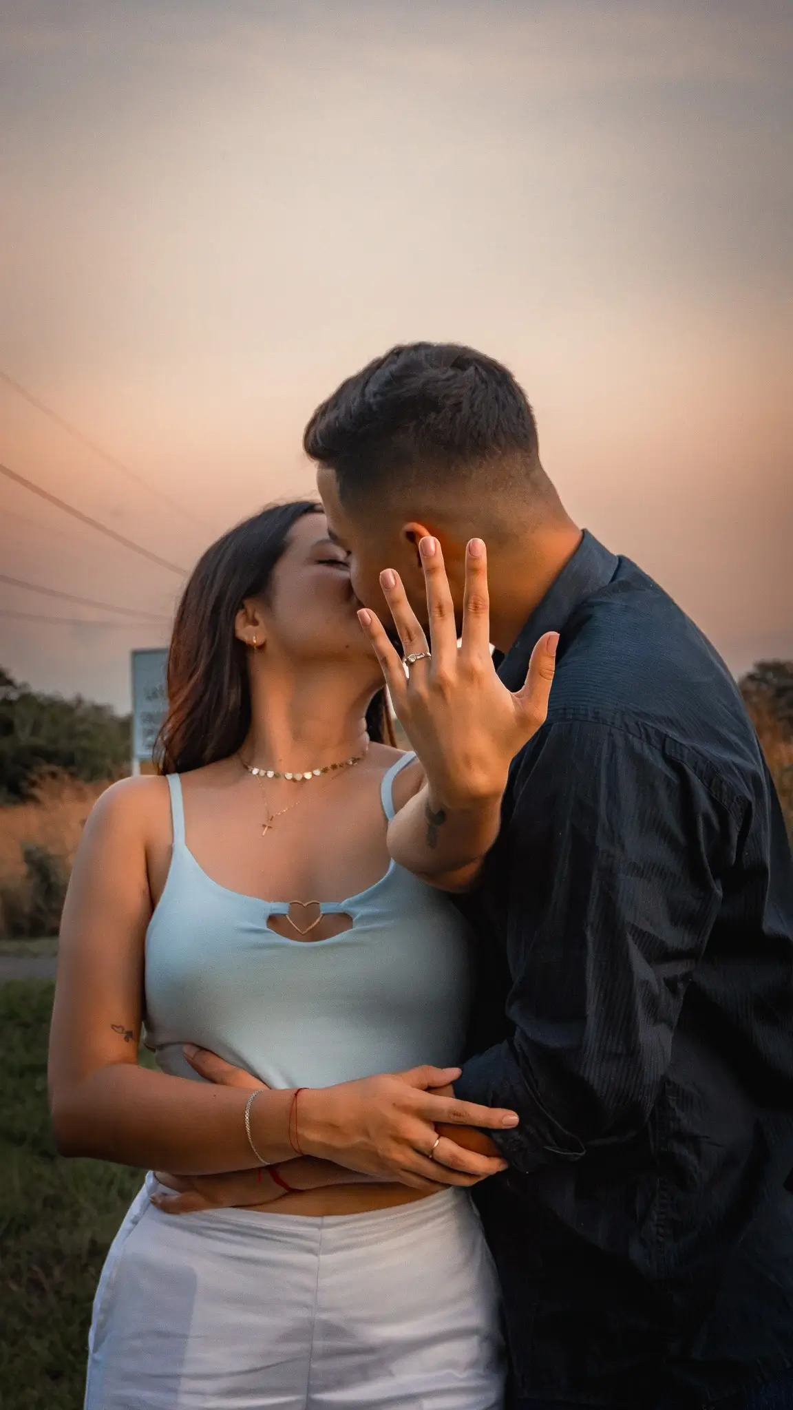 Detalle de sesión de pareja